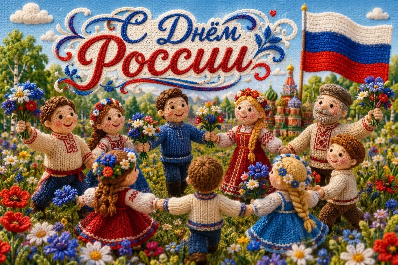 Поздравляем с Днём России!🇷🇺

Здесь тёплое поле наполнено рожью,
Здесь плещутся зори в ладонях луг