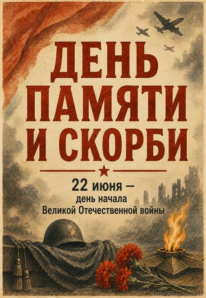22 июня — День памяти и скорби. В этот день, в 1941 году, началась Великая Отечественная война.

Мил