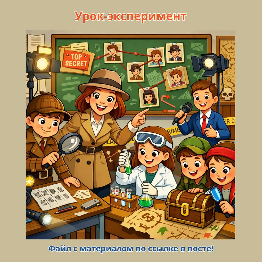💬 Педагоги, что если превратить самый «скучный» урок в детективное расследование, ток-шоу или квест