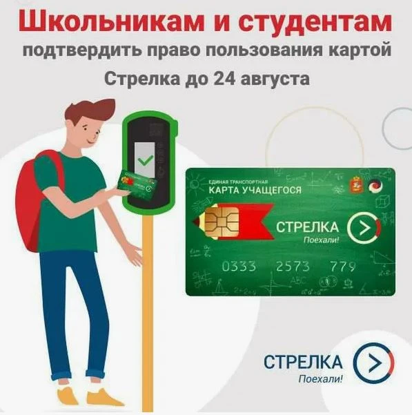 Учащимся Подмосковья нужно подтвердить права на карту «Стрелка» на следующий учебный год

Школьникам