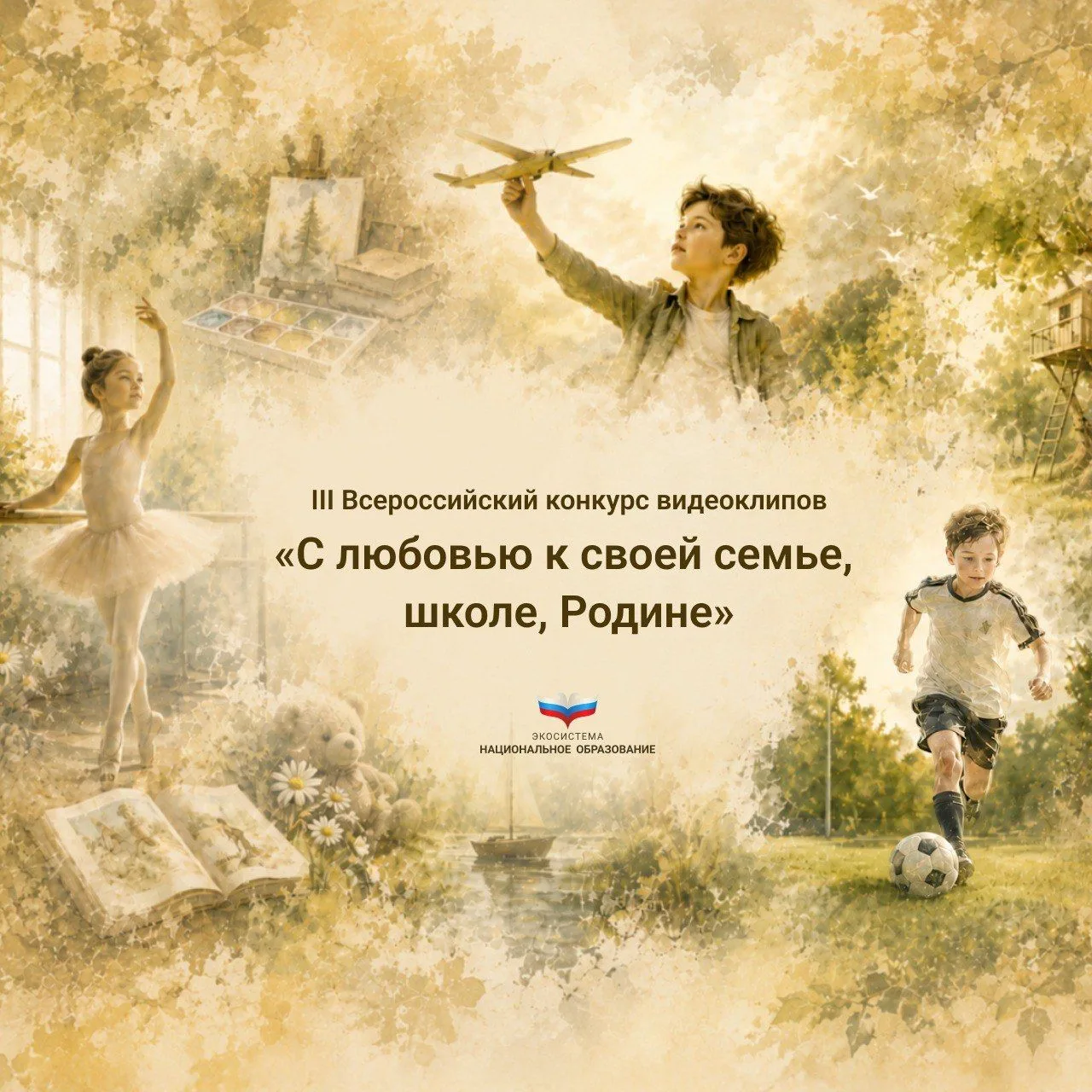 III Всероссийский конкурс видеоклипов «С любовью к своей семье, школе, Родине»

⛳Приглашаем принять 