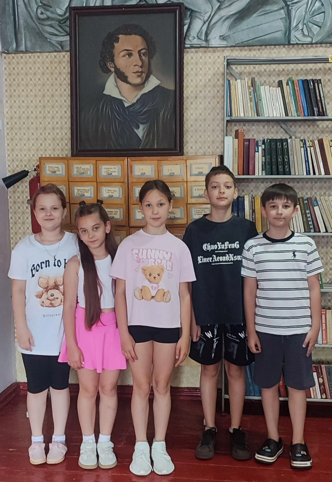 6 июня, в День русского языка и день рождения А. С. Пушкина, библиотека ДК им. Г. И. Петровского про