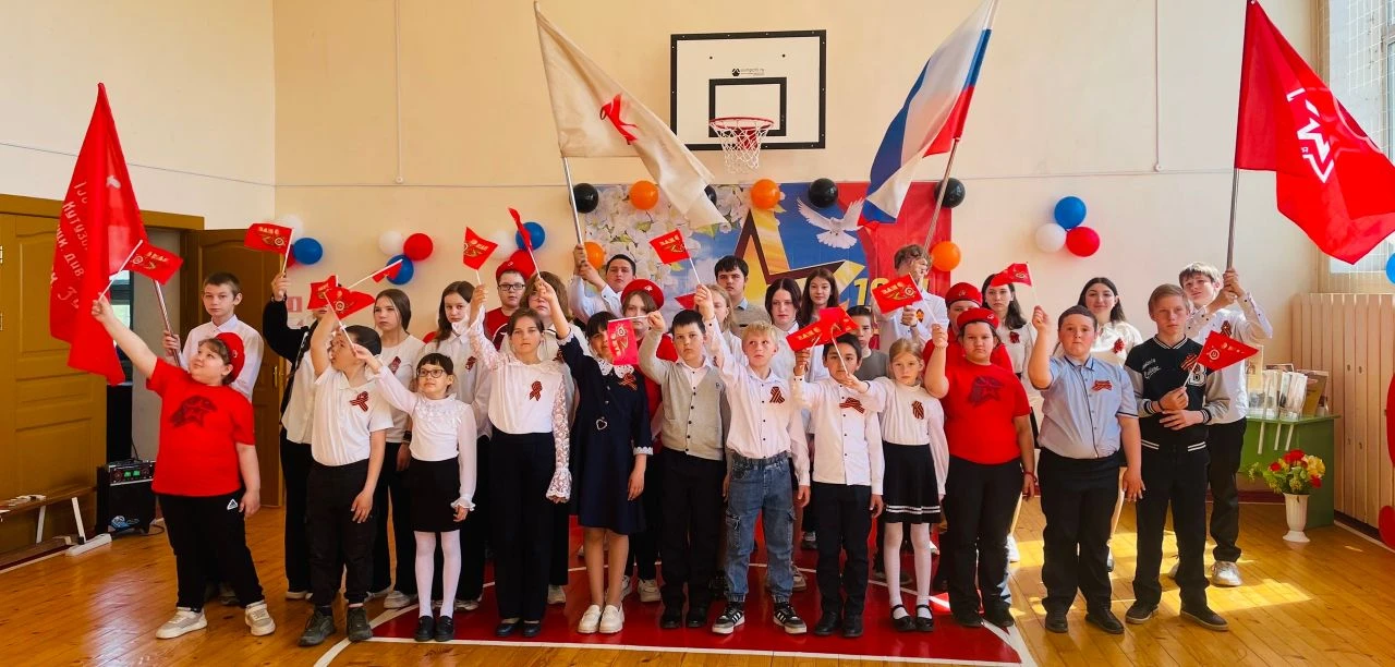 🇷🇺Накануне Дня Победы, в МКОУ «Добро-Колодезская СОШ имени полного кавалера ордена Славы Рассохина
