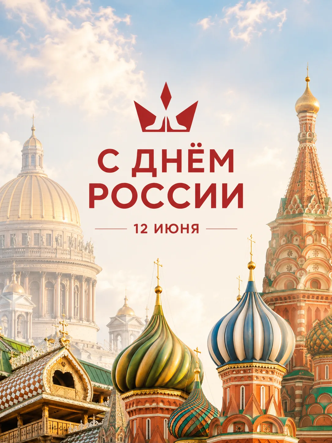 С Днём России!

12 июня — особенный день. День нашей страны, её истории и всех нас кто в ней живёт.
