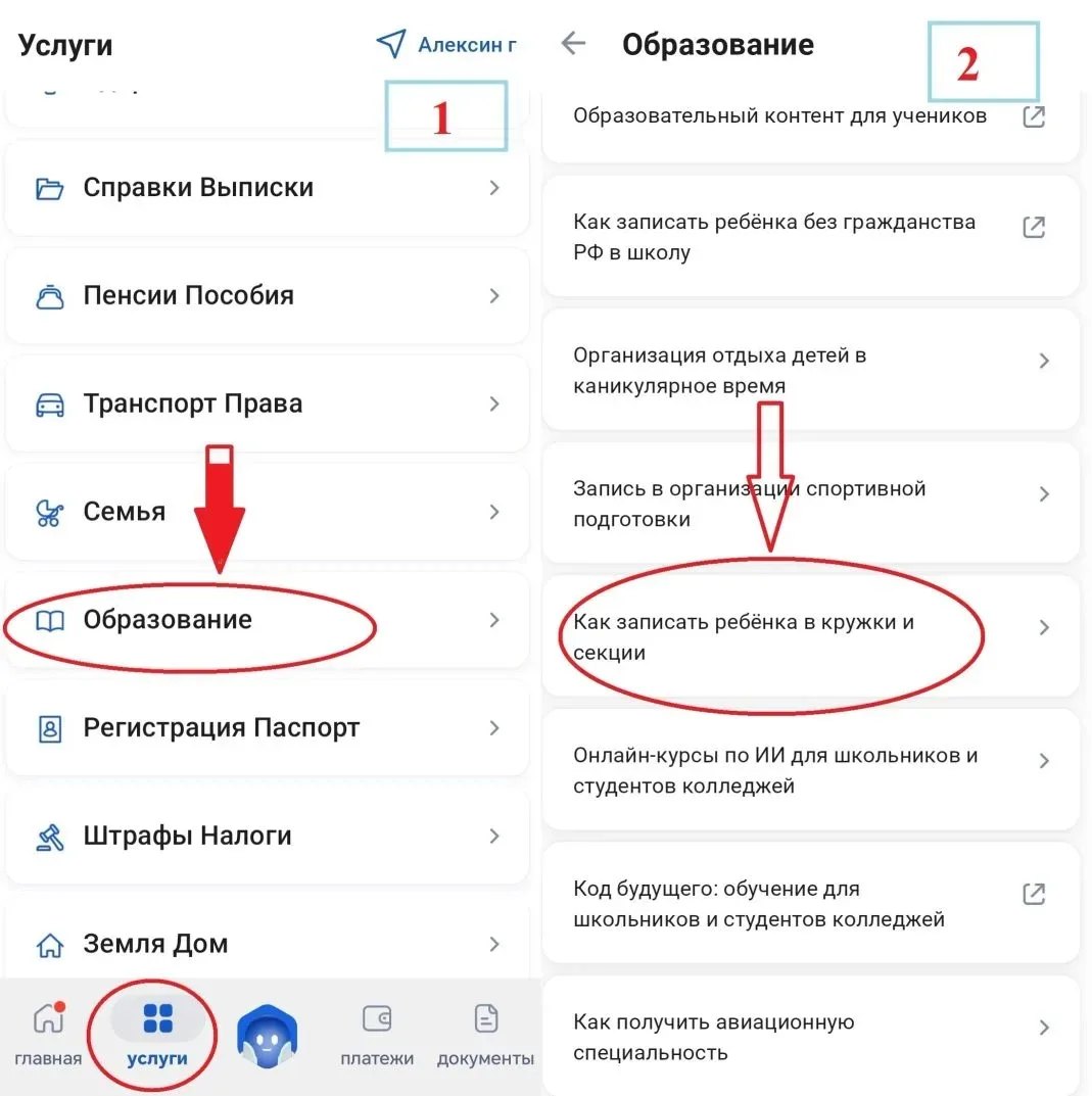Записать ребёнка на программы дополнительного образования можно с помощью портала госуслуг (www.gosu