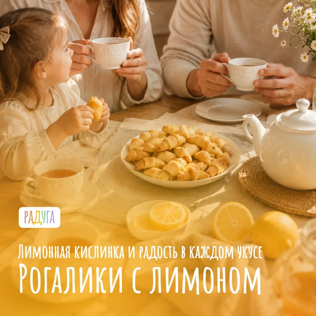 Наши рогалики с лимоном — это идеальный баланс вкуса и текстуры для тех, кто не любит приторные десе