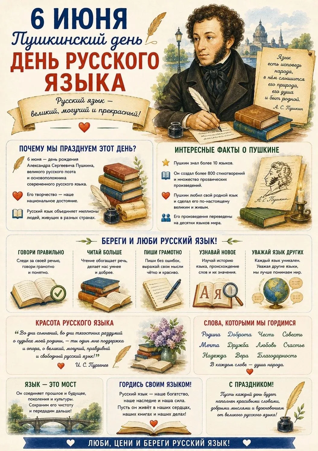 День в лагере: спорт, творчество и... Пушкин! 🎨🏀📜Как прошёл ещё один из дней в нашем летнем лагер