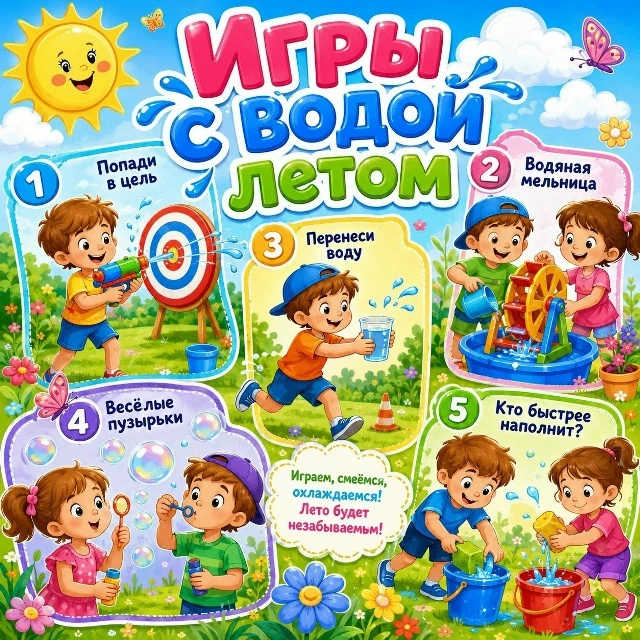 ЛЕТНИЕ ИГРЫ НА СВЕЖЕМ ВОЗДУХЕ — для дошколят 
Друзья, у нас для вас настоящая копилка идей! Всё, что