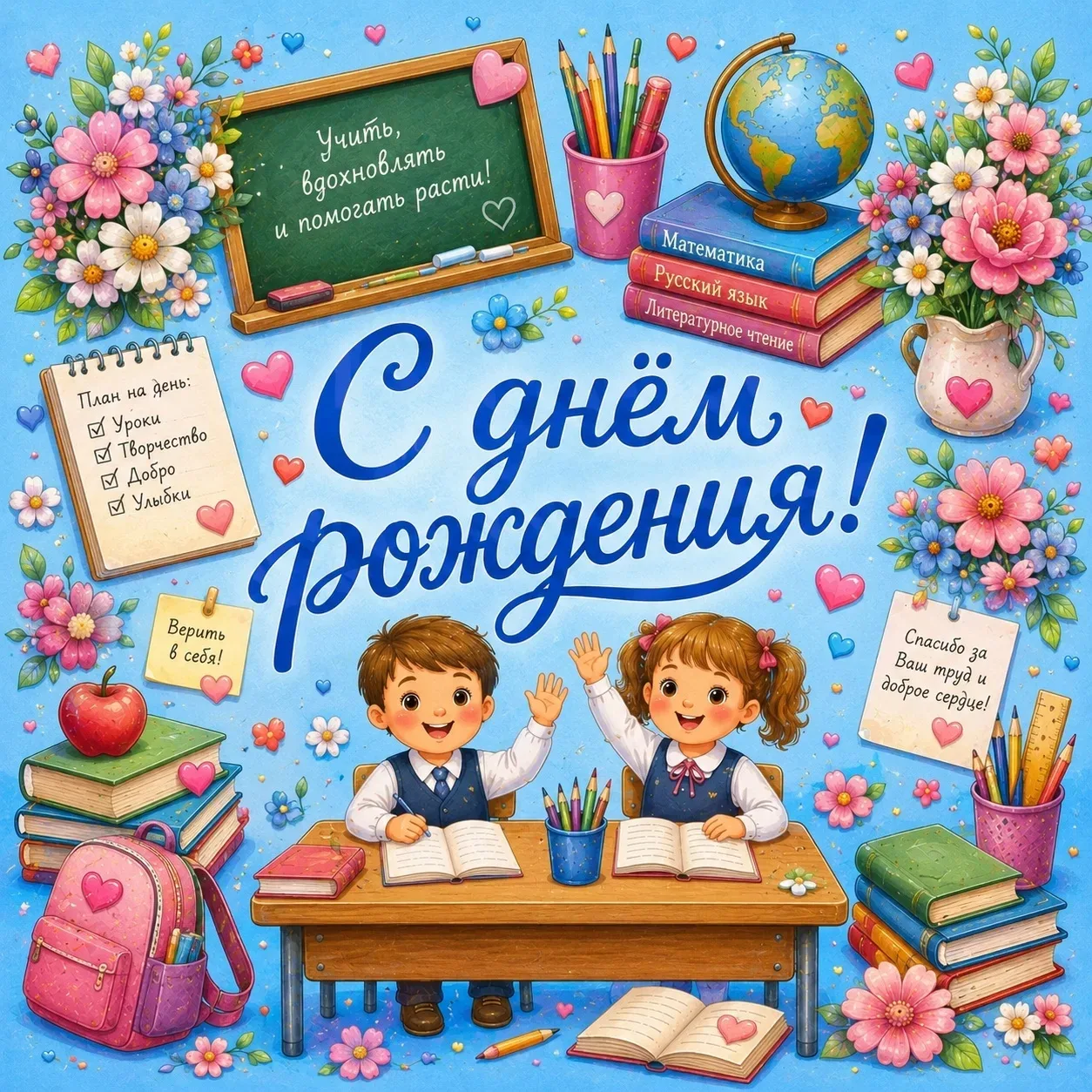 С ДНЁМ РОЖДЕНИЯ! 

Сегодня свой День рождения празднует Анна Вячеславовна, учитель начальных классов