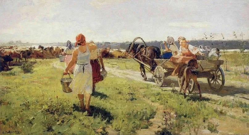 Полдень, 1955
Михаил Габуния (1928-1999) 
Частная коллекция

Заслуженный художник Грузии был воспита