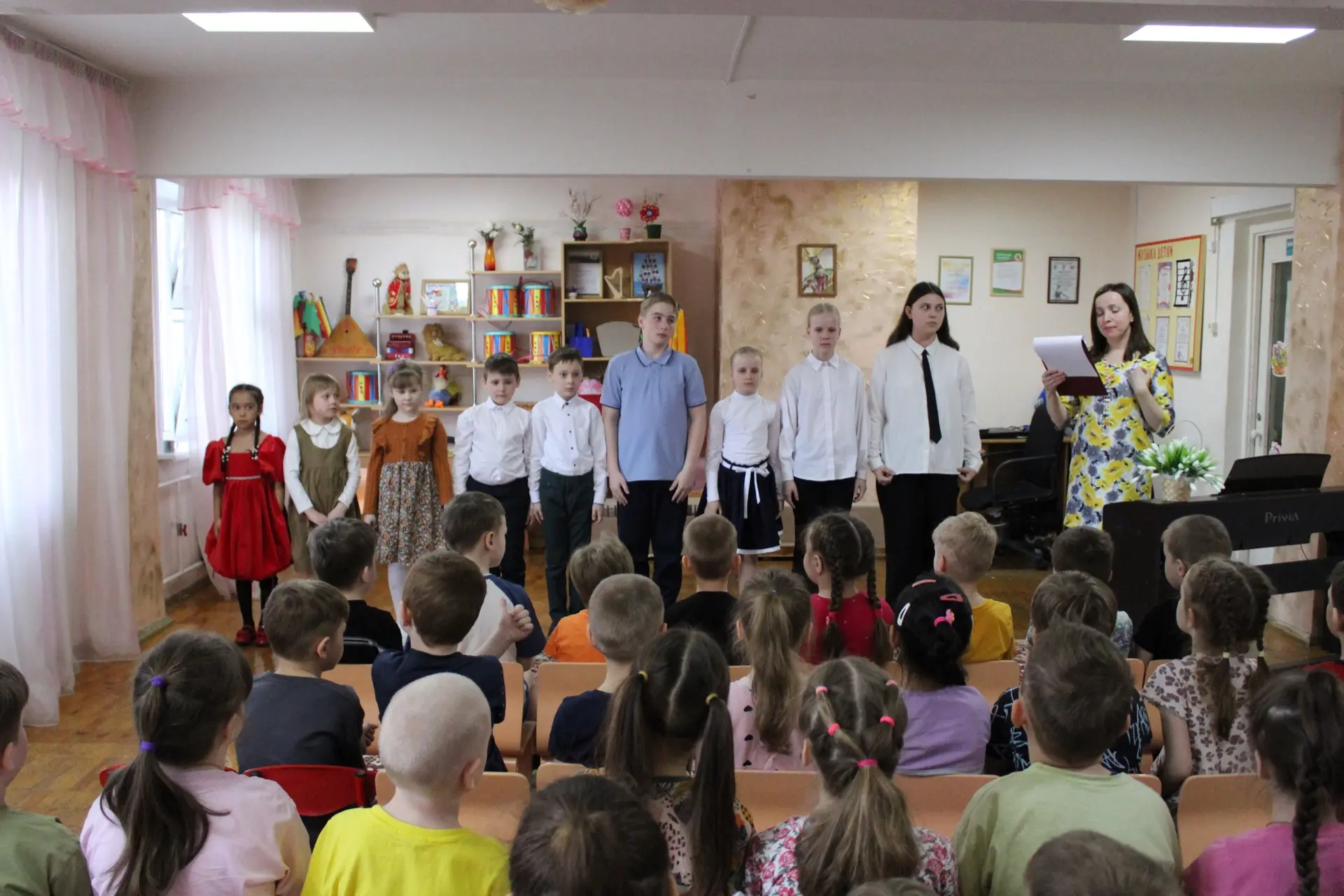 🎶 Сегодня в нашем детском саду состоялся замечательный концерт! 🎶 
 
🎹 К нам в гости пришли талан