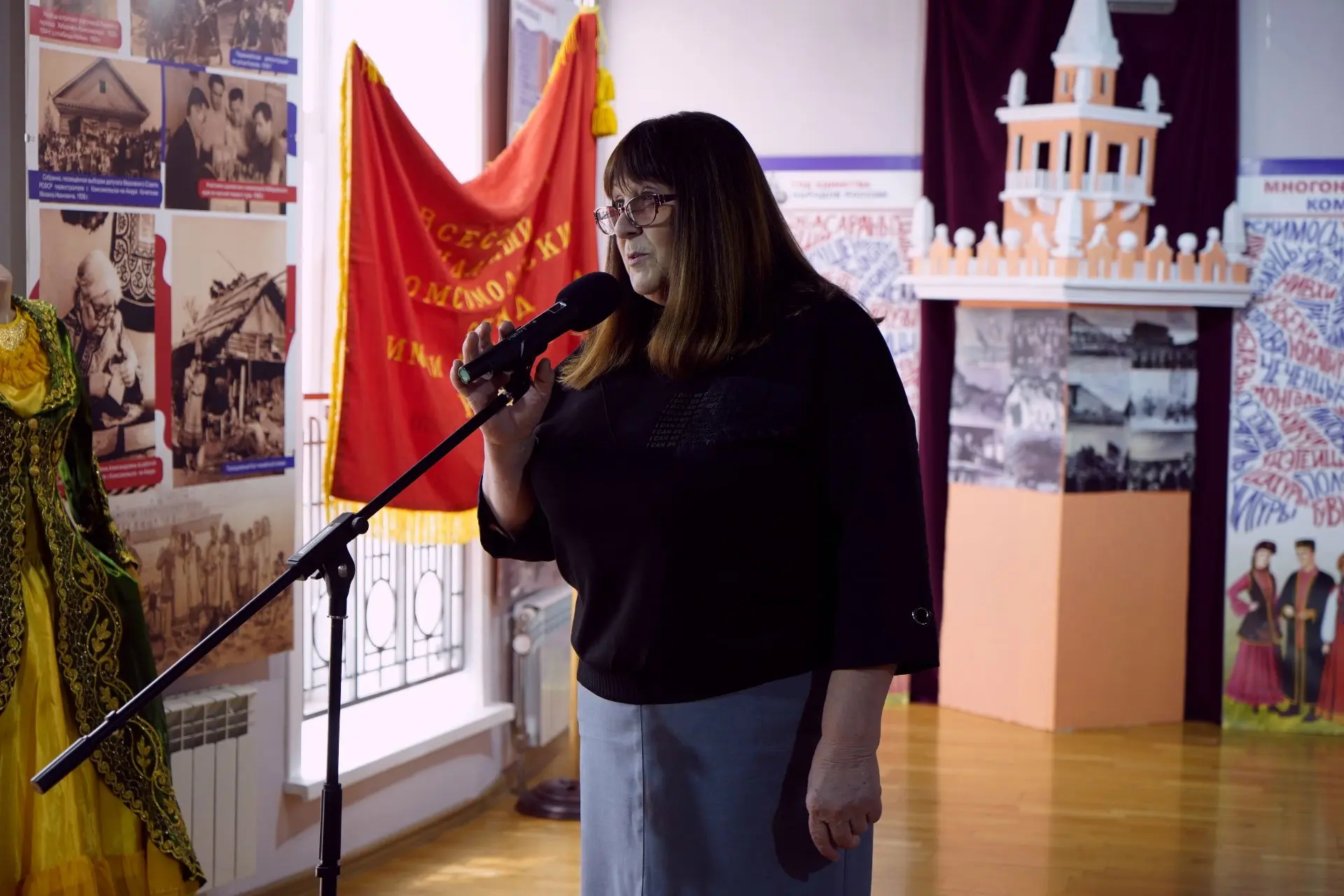 💫Сегодня в Краеведческом музее состоялось открытие выставки "Многонациональный Комсомольск". 💫
📍Г
