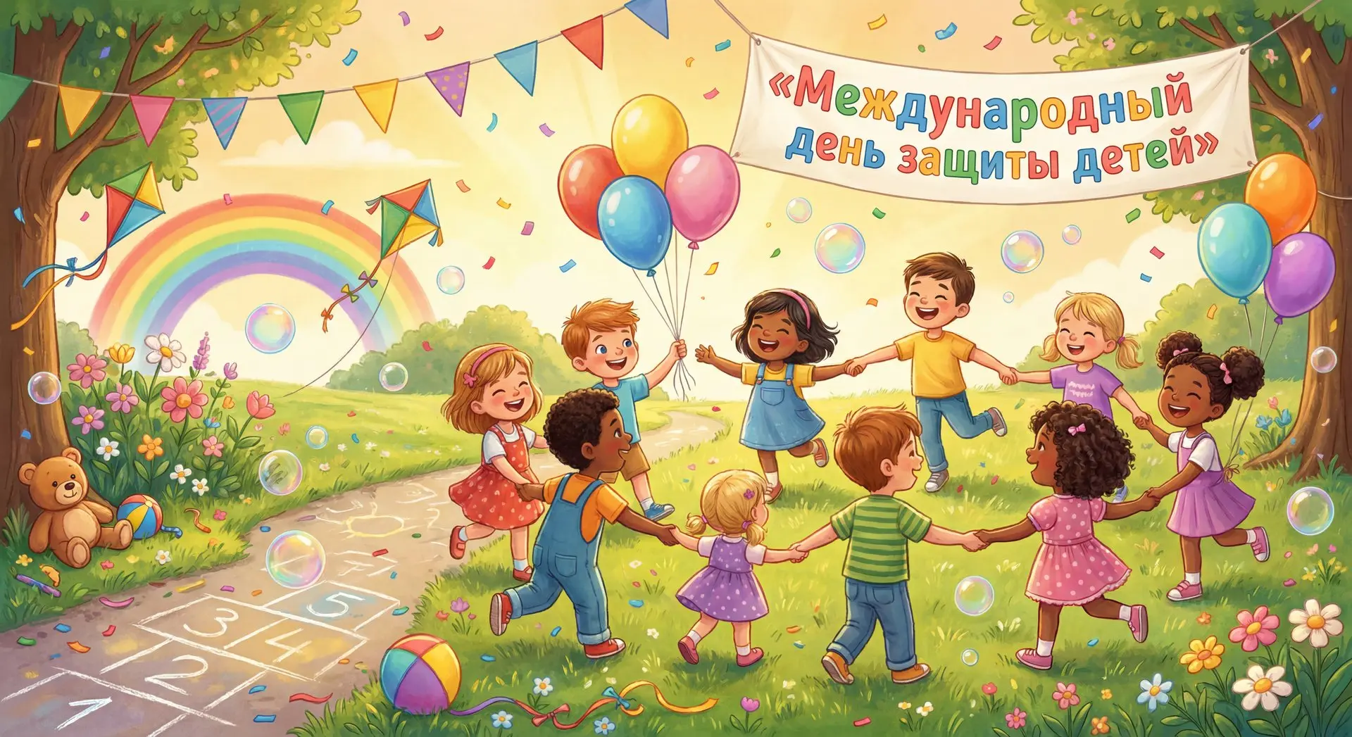 🌍👧👦 Международный день защиты детей — это напоминание о самом важном: каждый ребенок имеет право 