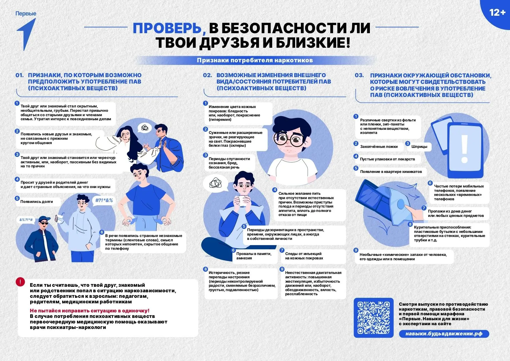 ❗️Антинаркотическая безопасность
Полезную информацию о влиянии наркотиков на организм, способы борьб