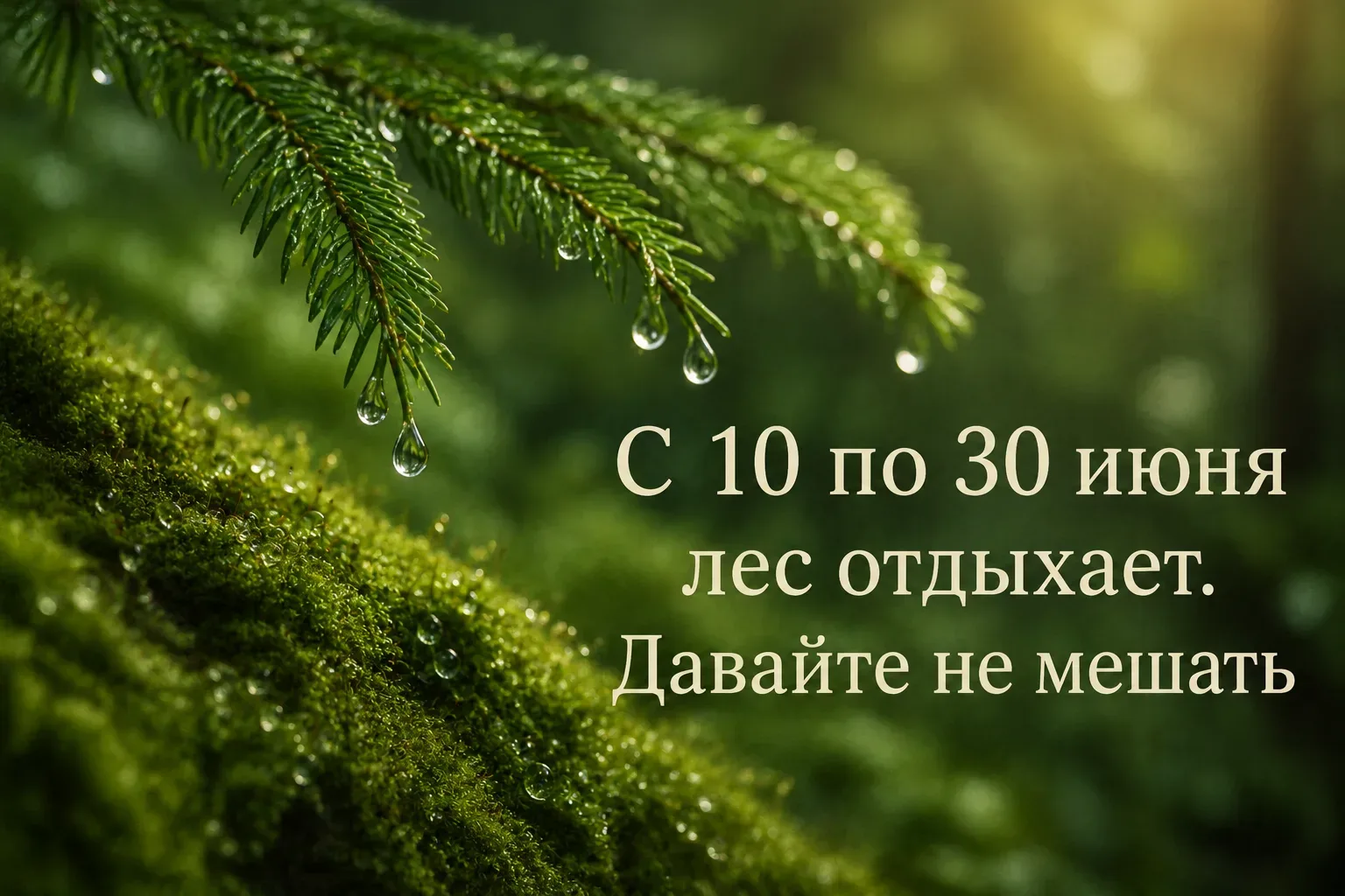 🌲🔥 Давайте сделаем паузу — лесу нужно отдохнуть 🌿💚

Дорогие жители! 🏡✨
С 10 июня и до конца мес