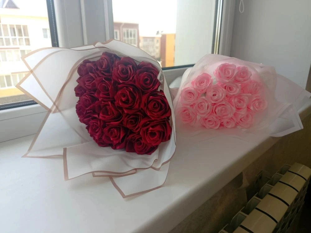 🌹Розы из атласных лент — вечная красота!🌹
Реалистичные бутоны из качественного атласа:
Не вянут и 