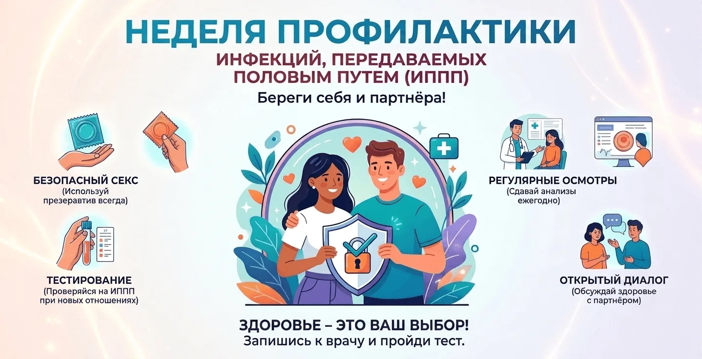 Что важно знать об ИППП
Это группа инфекционных заболеваний, основной путь передачи которых — полово