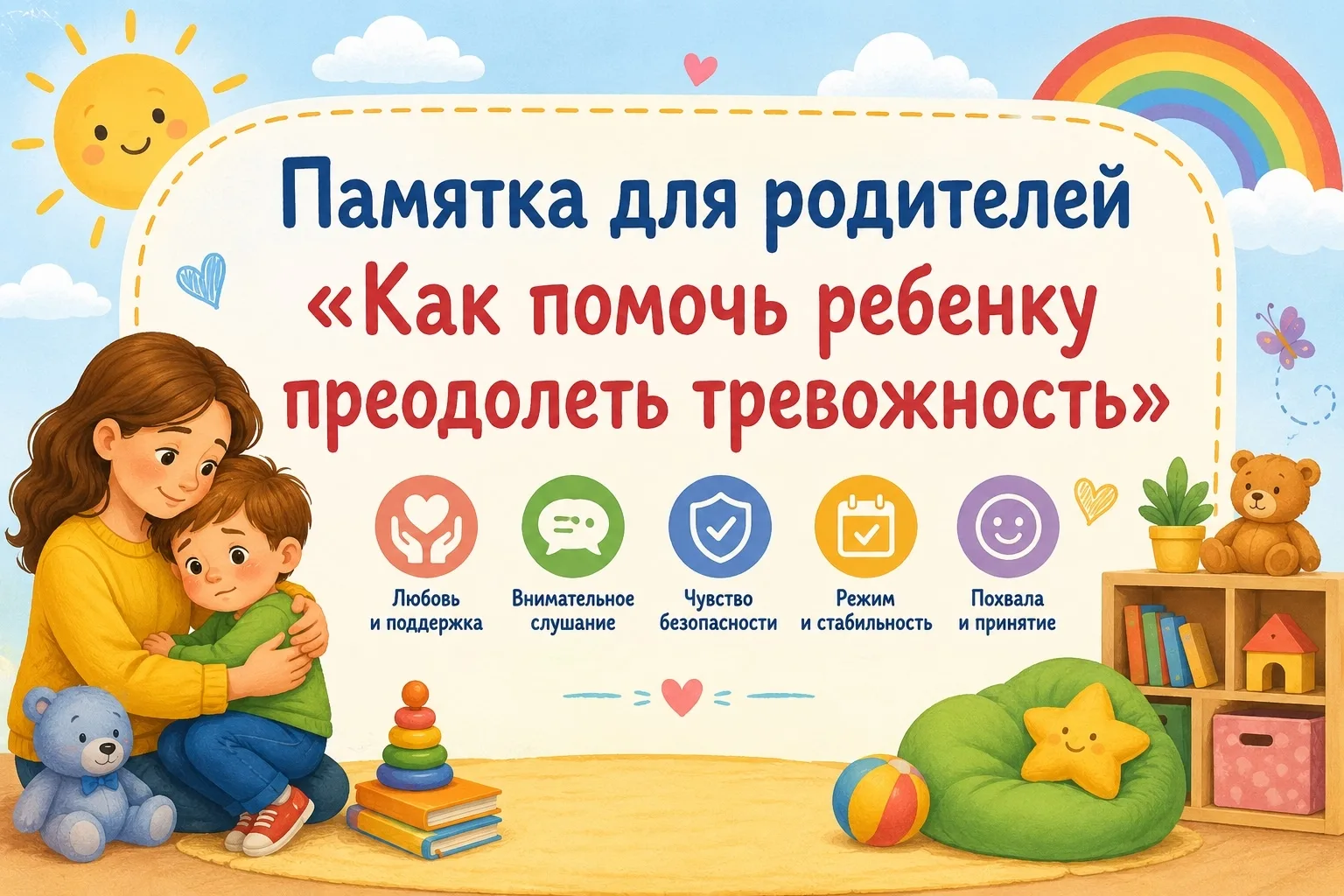 Как помочь ребенку справиться с тревогой: советы от педагога-психолога

Уважаемые родители!

В жизни