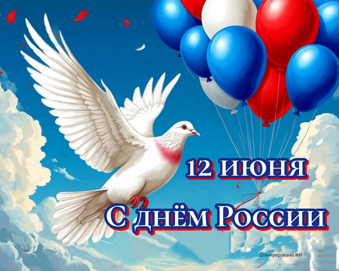 С Днём России! 🇷🇺

Сегодня, 12 июня, мы отмечаем один из самых значимых праздников нашей страны — 
