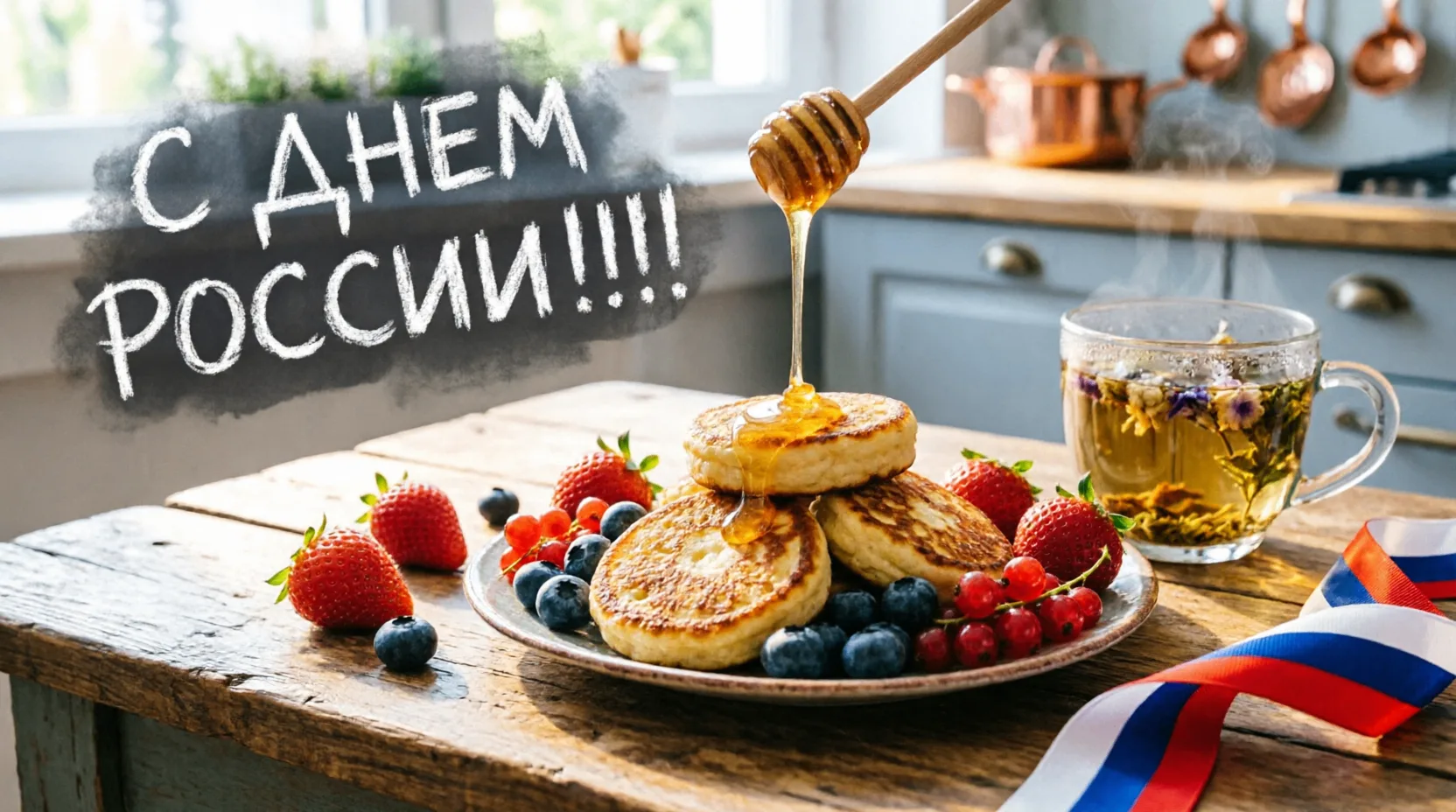 Днем России! ❤️ 
Впереди длинные выходные, а значит: природа, шашлыки, встречи с друзьями и, возможн