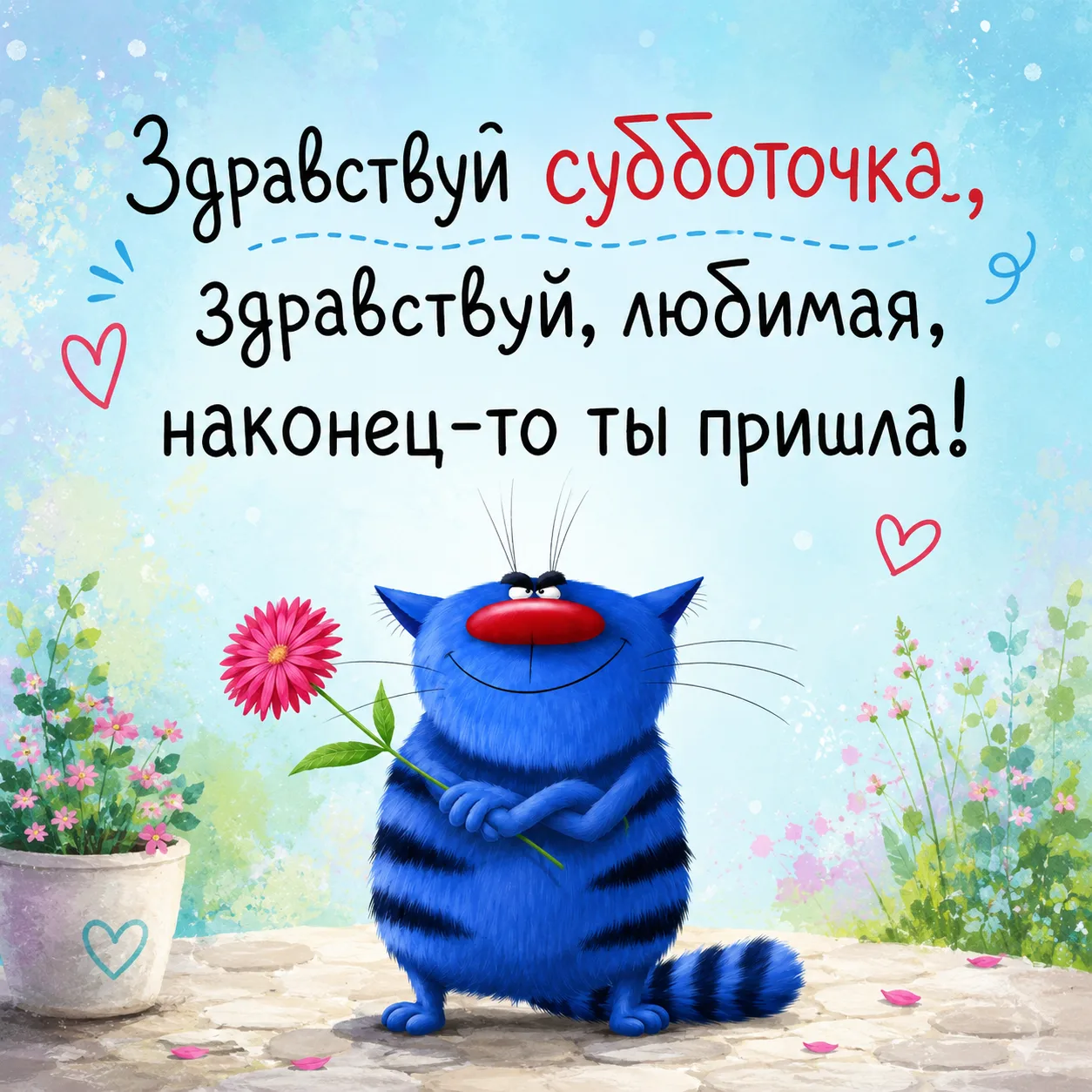 Всем приятного субботнего утра! Желаю расслабиться, отдохнуть, зарядиться энергией и хорошим настрое