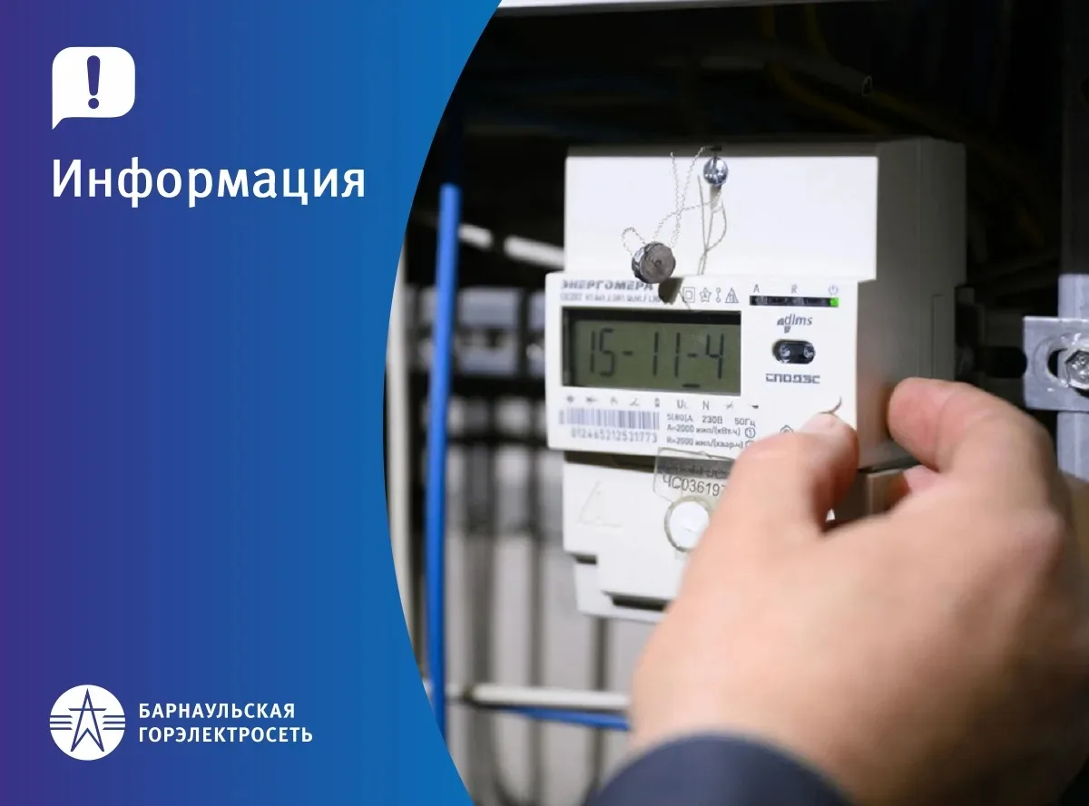 ❗ Барнаульская горэлектросеть напоминает об оплате счетов

💙 Оплачивайте потребленную энергию вовре