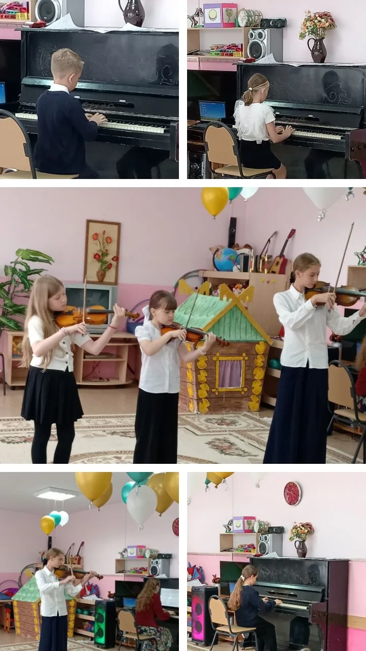 3 июня в детском саду "Светлячок" при школе № 22 в посёлке Новая Биофабрика состоялся концерт препод