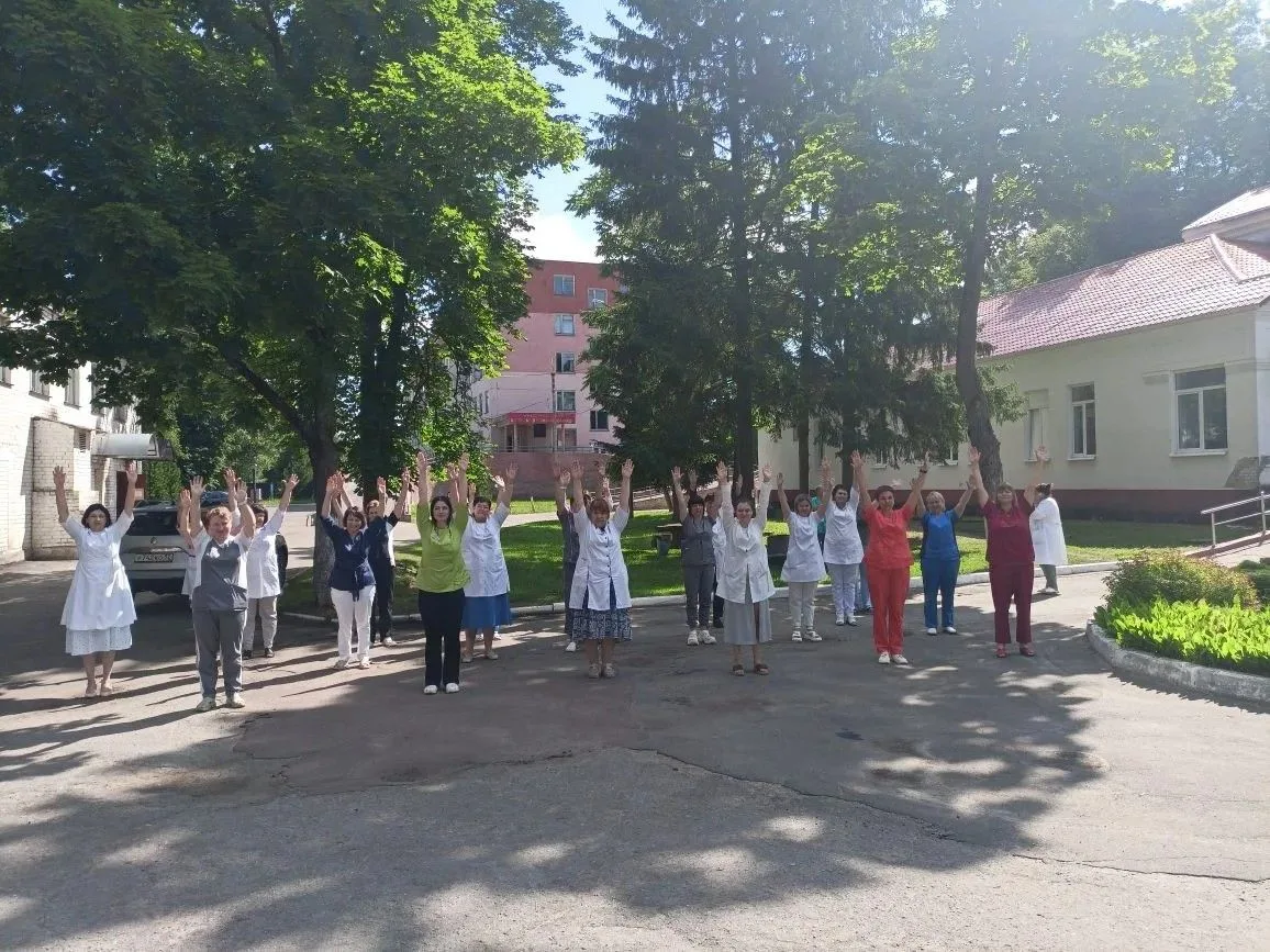 ГБУЗ «Унечская ЦРБ»: заряд бодрости на весь рабочий день.
В рамках реализации корпоративной программ