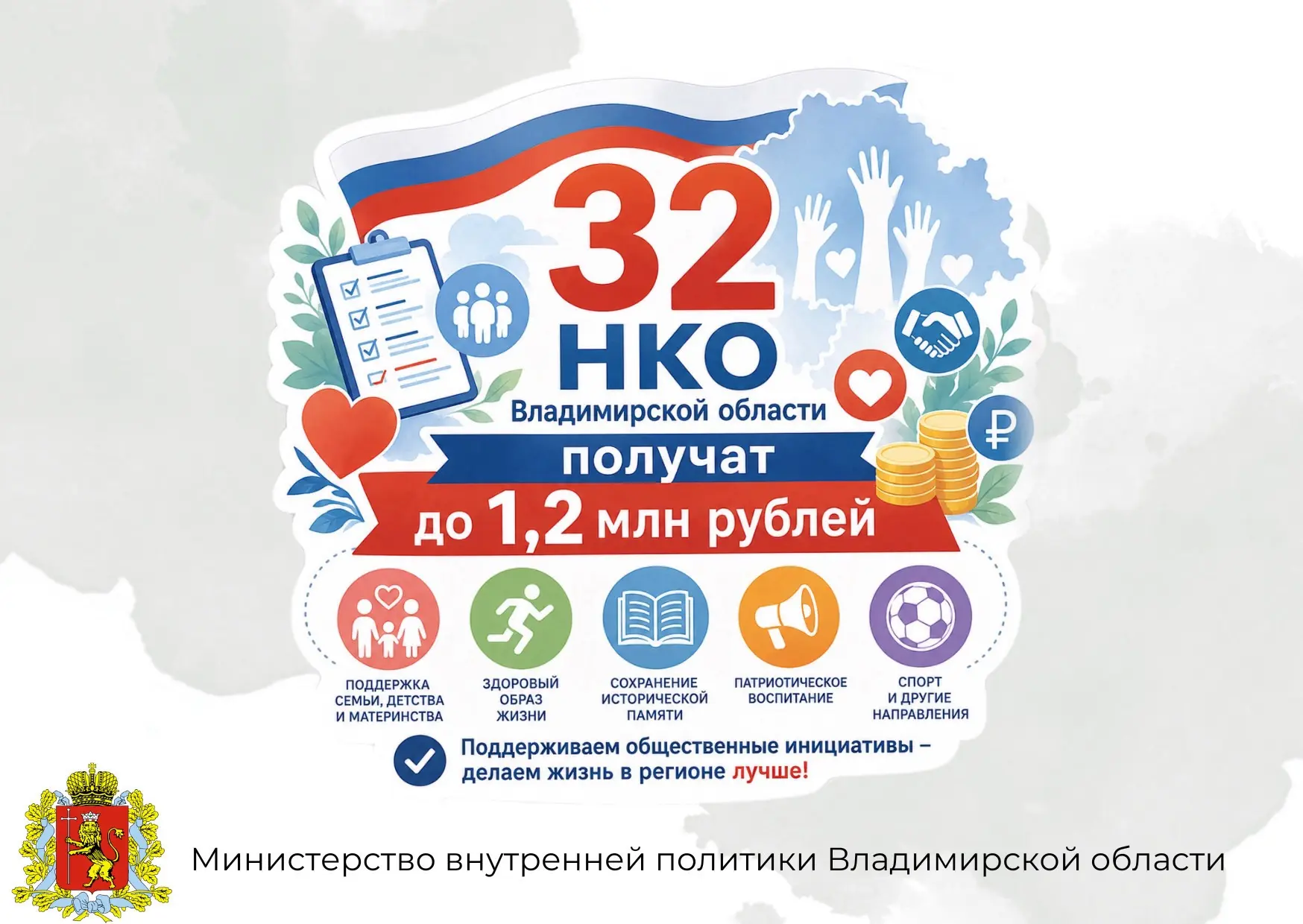 Кто стал победителем Конкурса для НКО на получение субсидии из бюджета Владимирской области - 2026?
