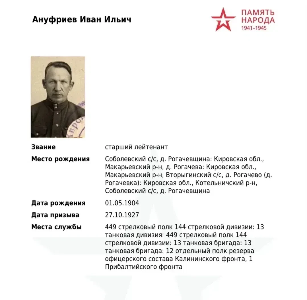 Ищем родных героя
 
Общественная организация «Танковое братство Алтая» и АНО «Патриотический огонь» 