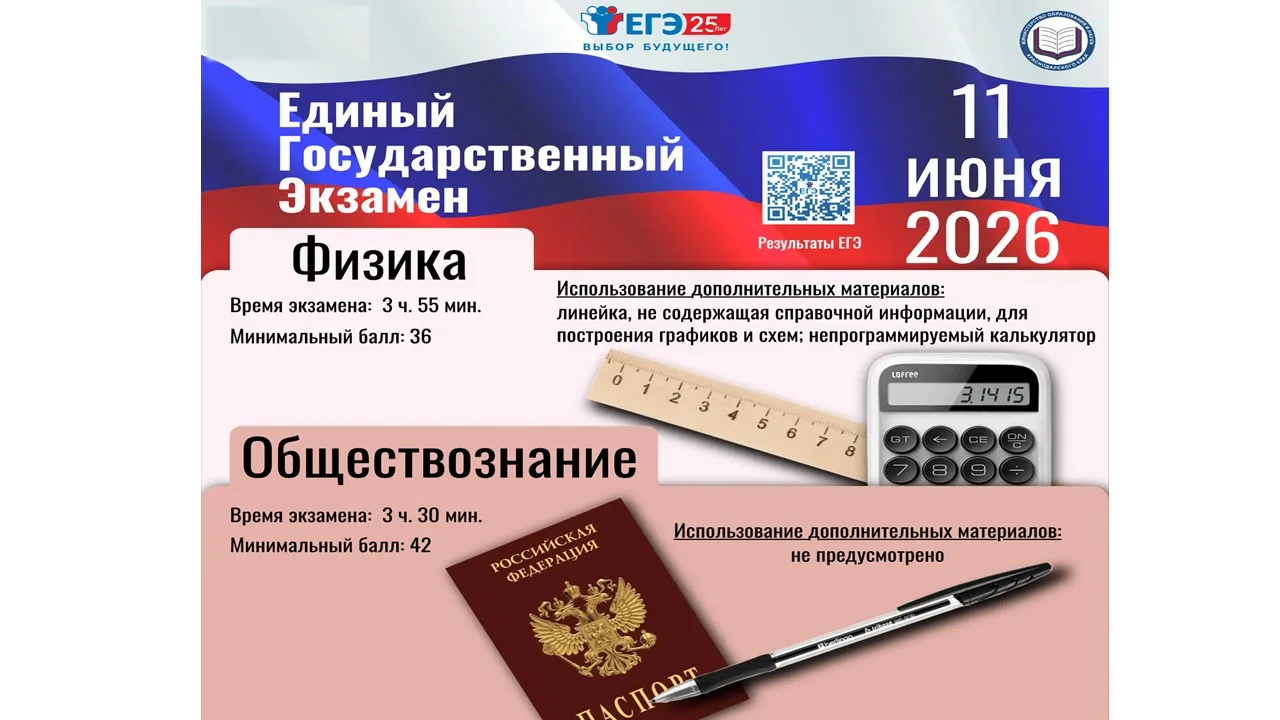 ⚡ Сегодня, 11 июня, в рамках основного периода проводится ЕГЭ по обществознанию и физике.
 
👥 В экз