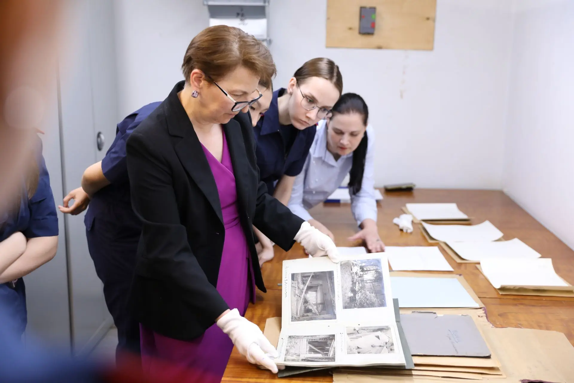 Центральный государственный архив кинофотофонодокументов Санкт-Петербурга провел экскурсию для студе