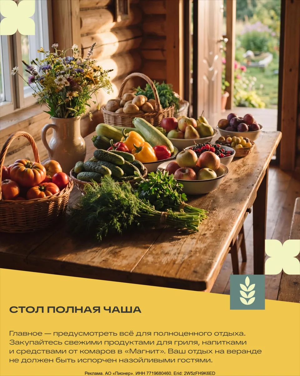 Erid: 2W5zFH9K6ED

Любите загородный отдых? 🏡

Помните, как в детстве не хотели ехать на дачу? 