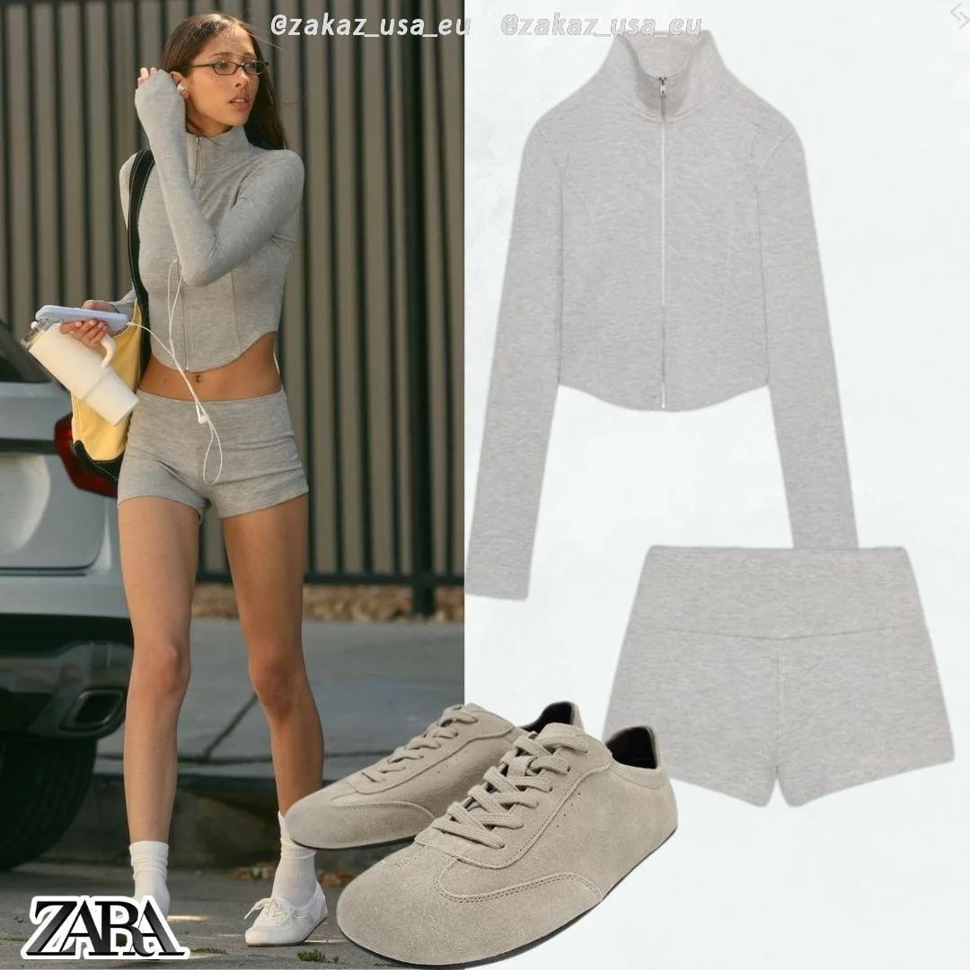 🇪🇸#Zara #женское
Худи на молнии
3.5 тыс.  руб (было 4.5 тыс.  руб)

Шорты
3.0 тыс.  руб (было 3.5 