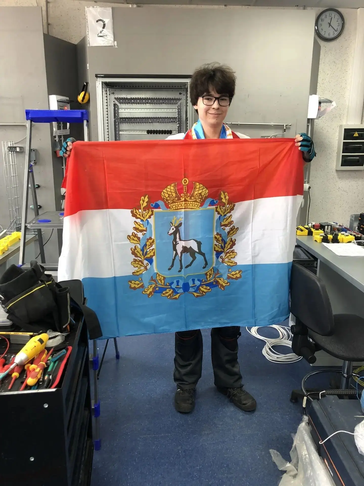 Поздравляем с блестящим выступлением на чемпионате «Профессионалы»!
Студент Самарского машиностроите