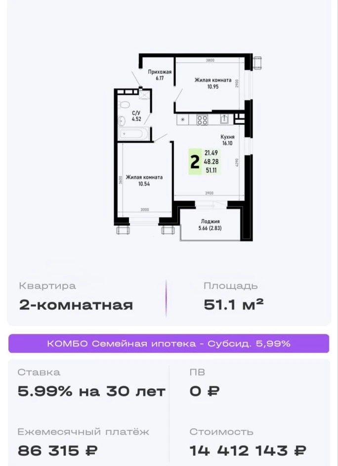 Планировки квартир без ПВ и частичным ПВ в семейную ипотеку 

Малоэтажный жилой комплекс, с собствен