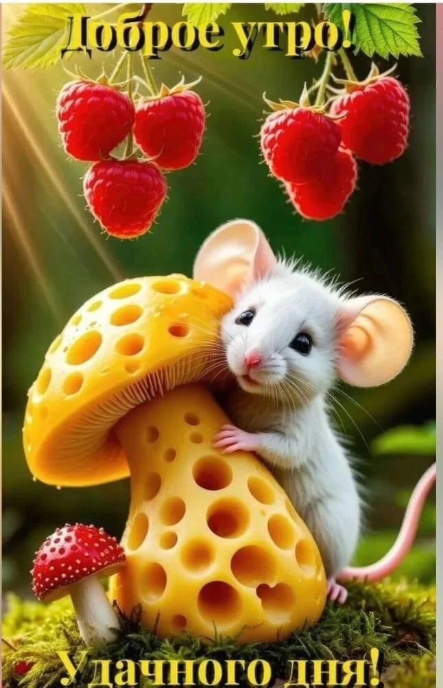 Доброе утро и хорошего настроения. Вам на весь день 🍓