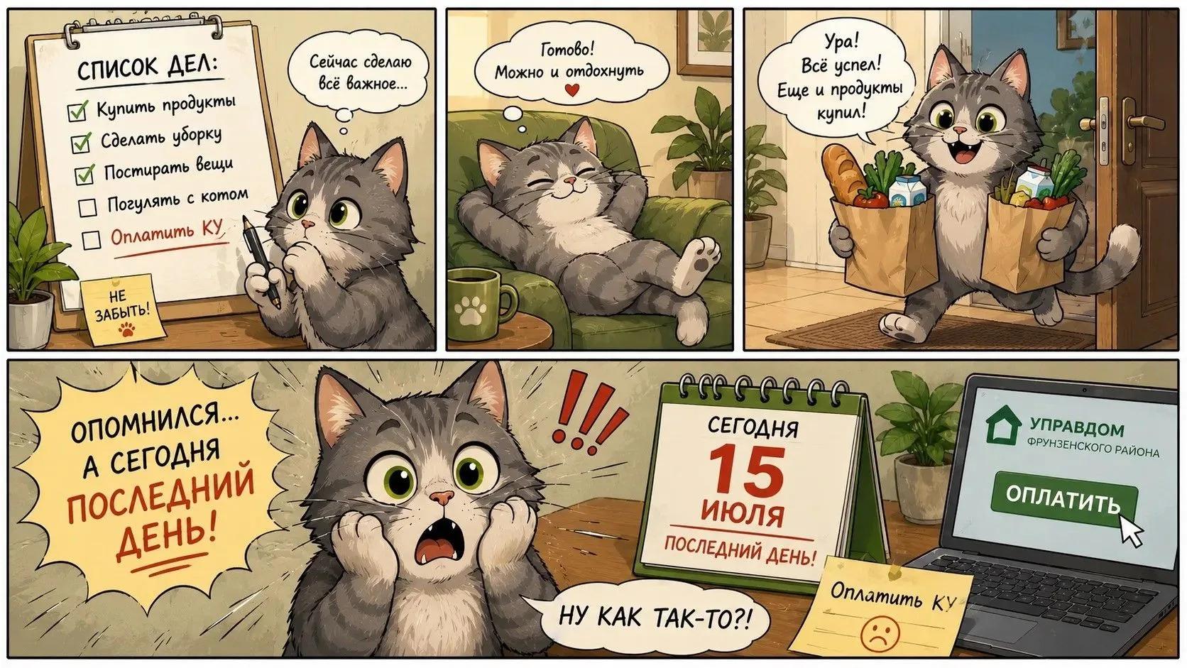 Сегодня тот самый день, когда одна маленькая задача избавляет от лишних вопросов в следующем месяце.
