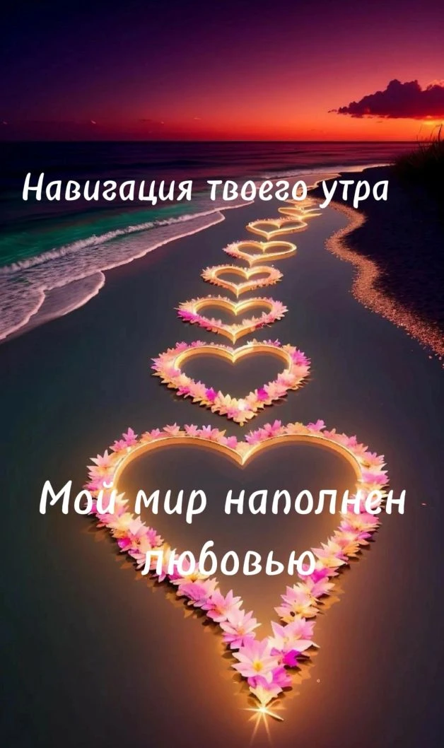 Навигация твоего утра 💎
       
Моё тепло притягивает  искренних людей. Мои взаимоотношения с людьм