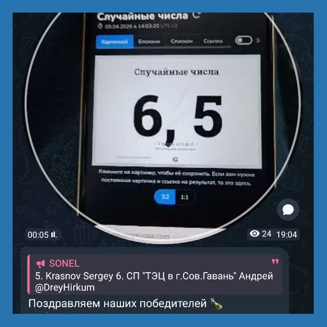 Поздравляем победителей конкурса "Оборудование Sonel в кадре".