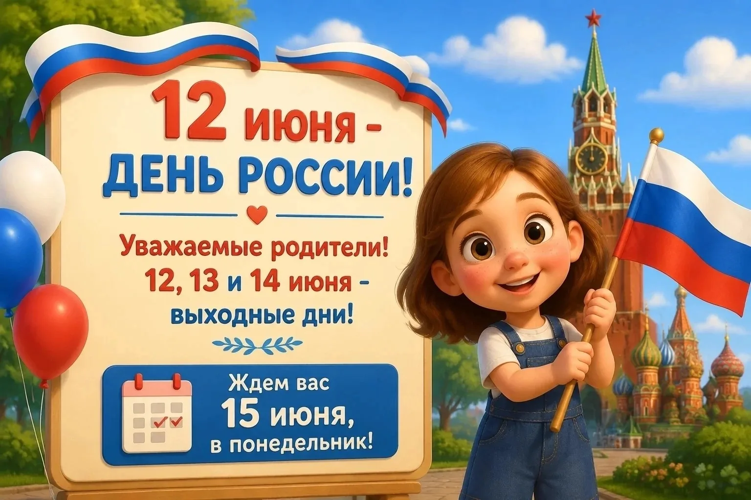 С Днём России! 🇷🇺