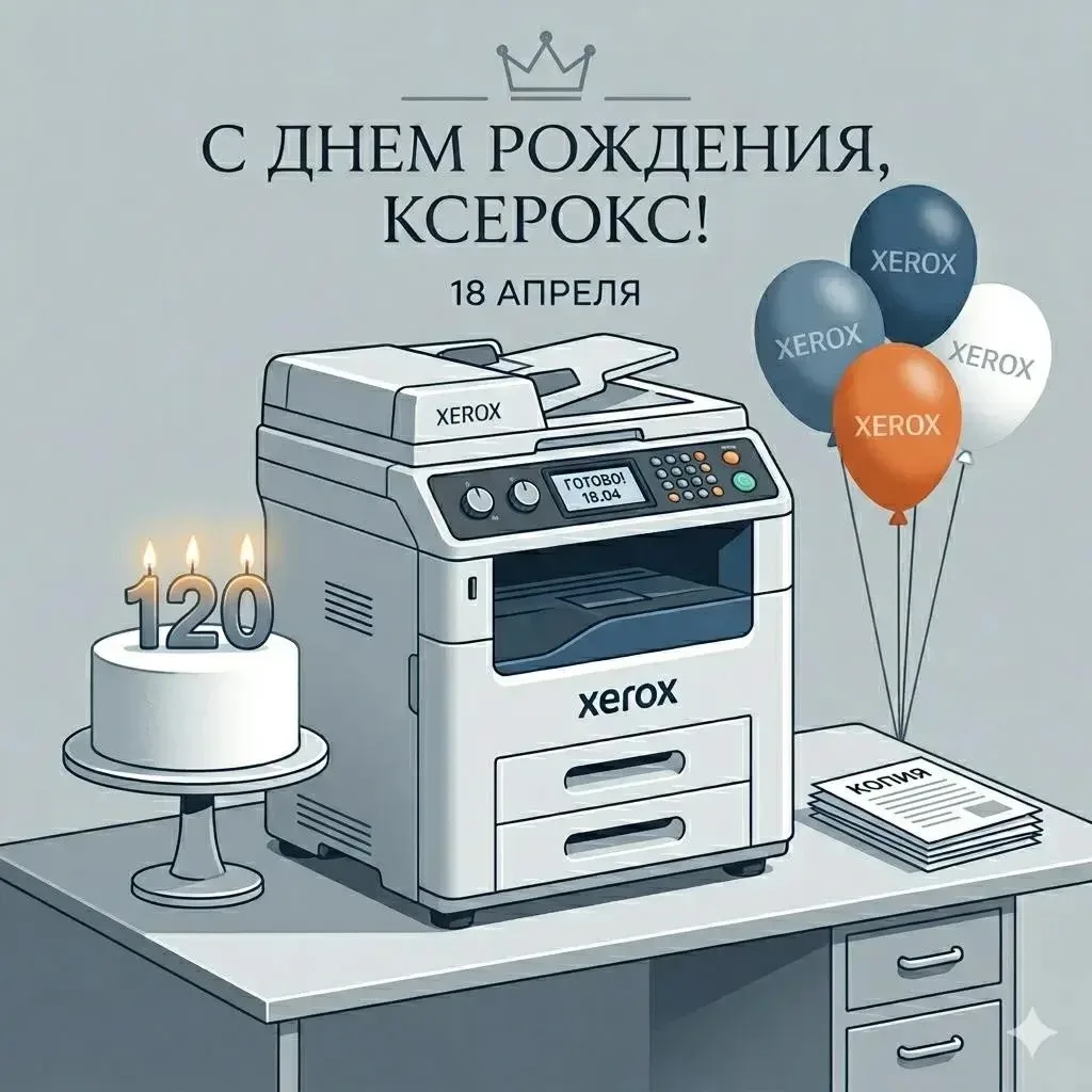 📄 Xerox – 120 лет!

На днях большой юбилей у компании, чье имя стало нарицательным

Именно в Xerox 