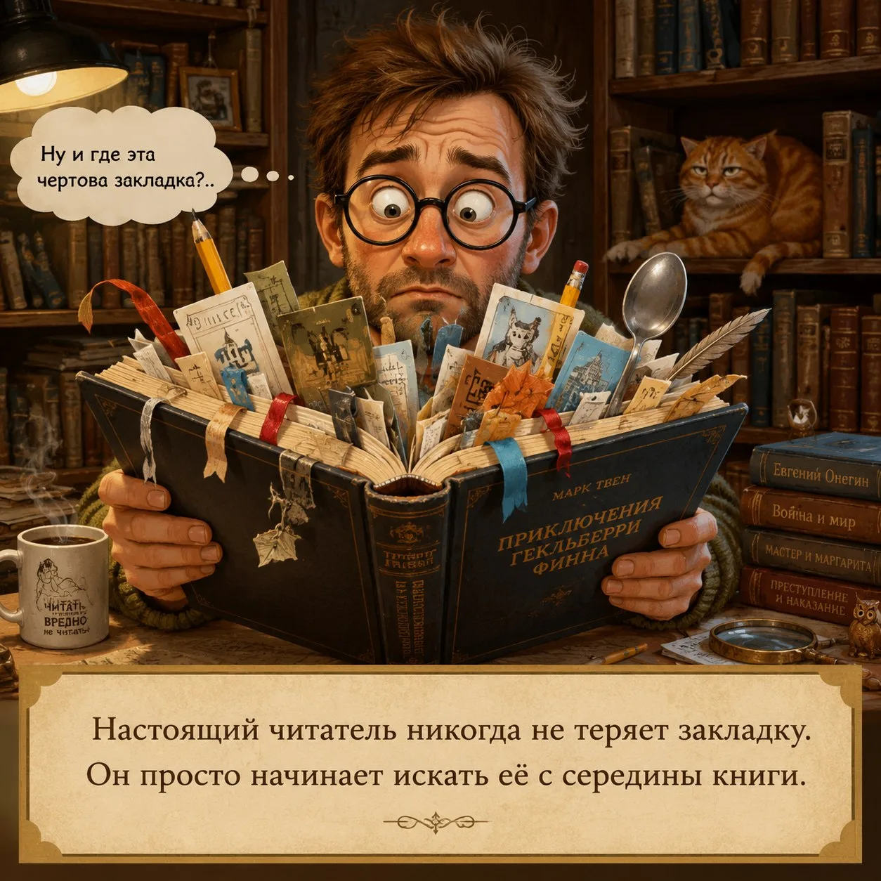 Тааак. Делитесь, что у вас сегодня в качестве закладки?😁

Недавно мне написали: "А я просто кусок б