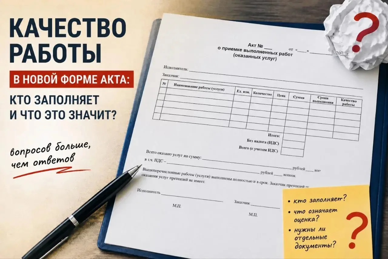 📋 Чем больше смотрю на новую форму акта Минстроя, тем больше меня цепляет одна строчка.

Всего два 