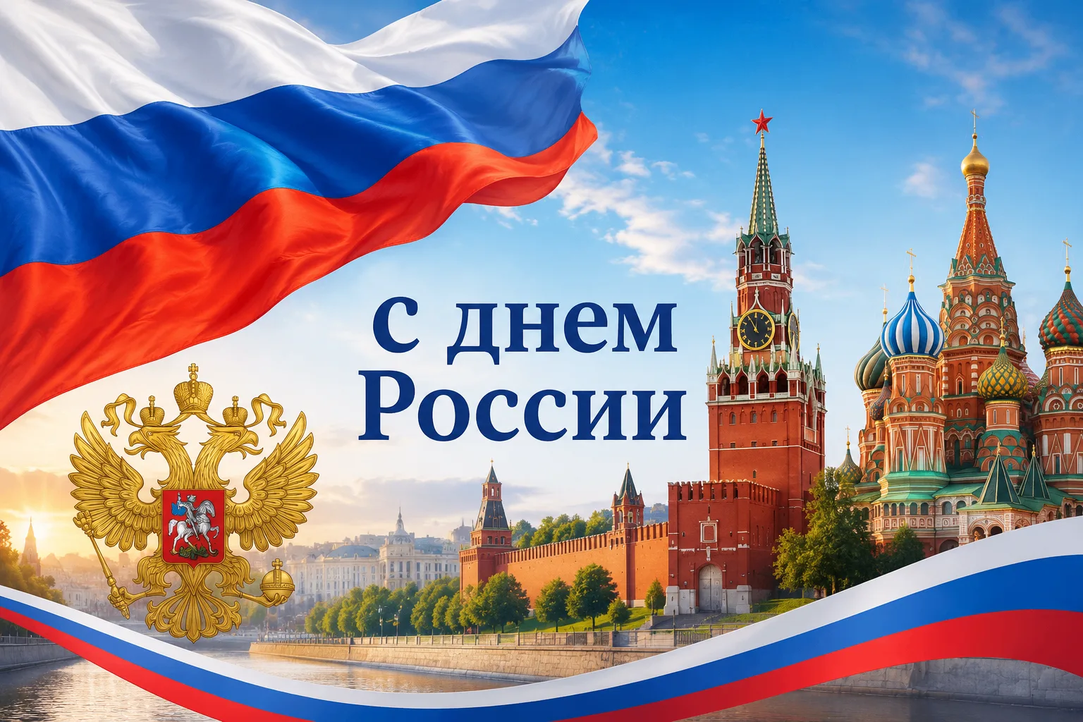 🇷🇺 Дорогие друзья, коллеги, соотечественники!

От всей души поздравляю вас с Днём России — праздни