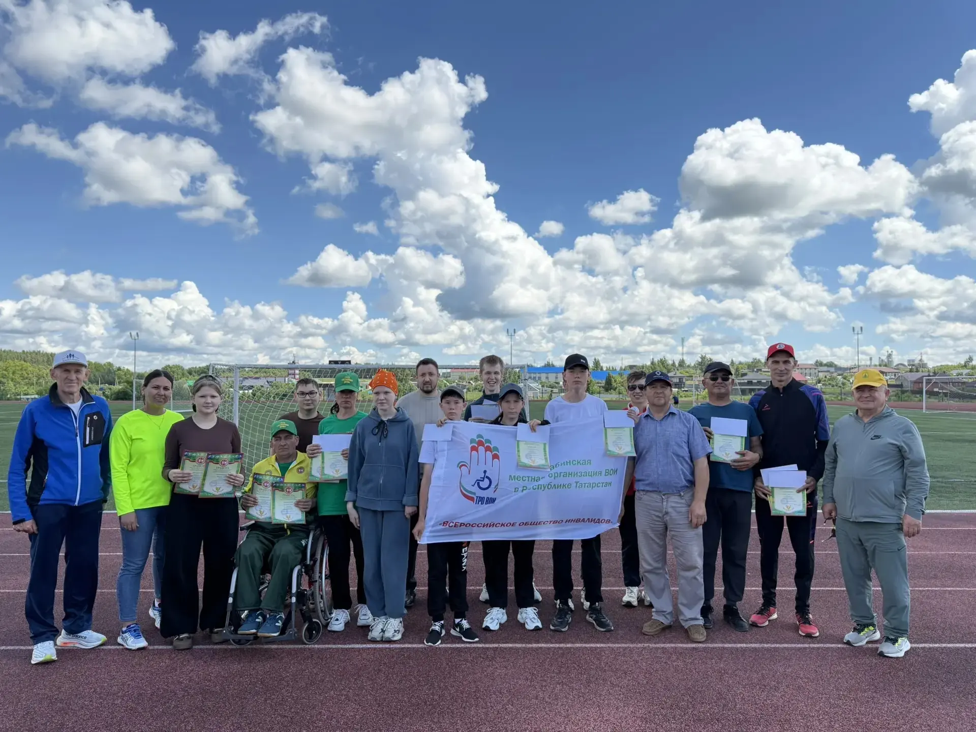 🏆 Сегодня прошел Чемпионат Сабинского района по легкой атлетике среди спортсменов с ОВЗ. 
🎯Наша уч