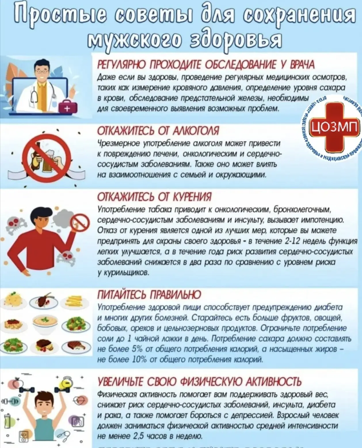 Мужское здоровье. 
18.06.2026 г. Полустационарное  социально - реабилитационное отделение  г.Новомос