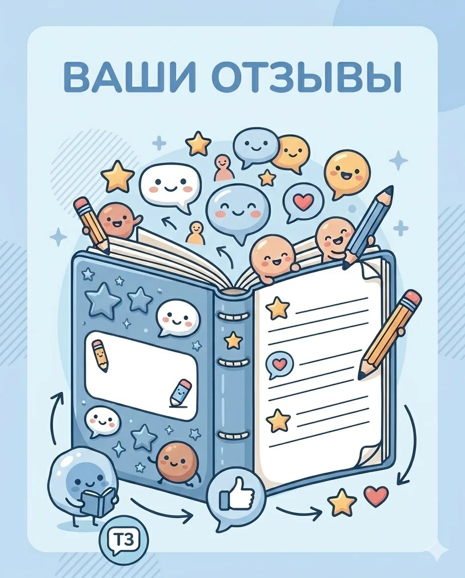 Ваши отзывы — самая ценная часть нашей работы! 💙

Спасибо, что делитесь своими теплыми словами и по