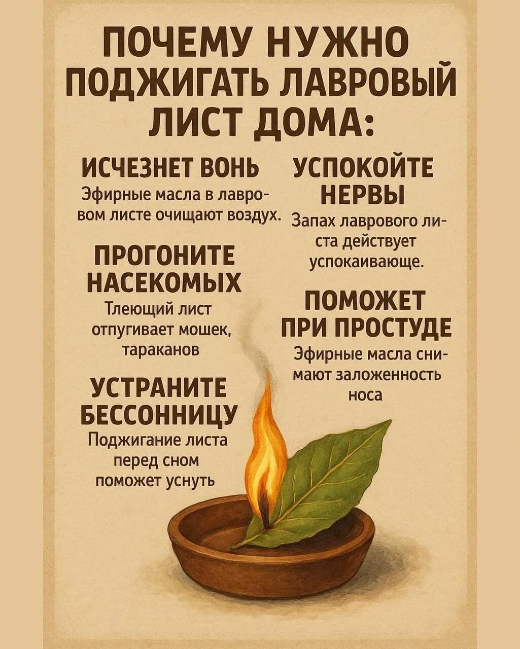 А вы знали? 🌿

Лавровый лист нейтрализует запах в холодильнике - просто разломите его на несколько 
