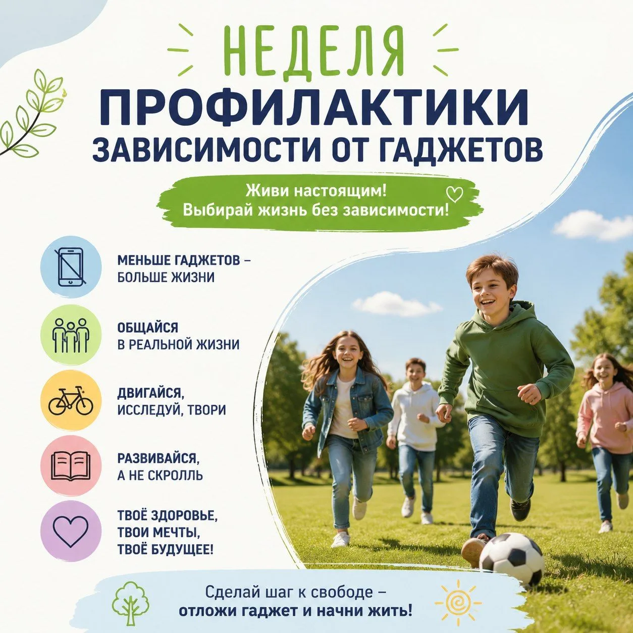 📲Неделя профилактики зависимости от гаджетов.

Смартфоны, планшеты и прочие гаджеты стали частью по
